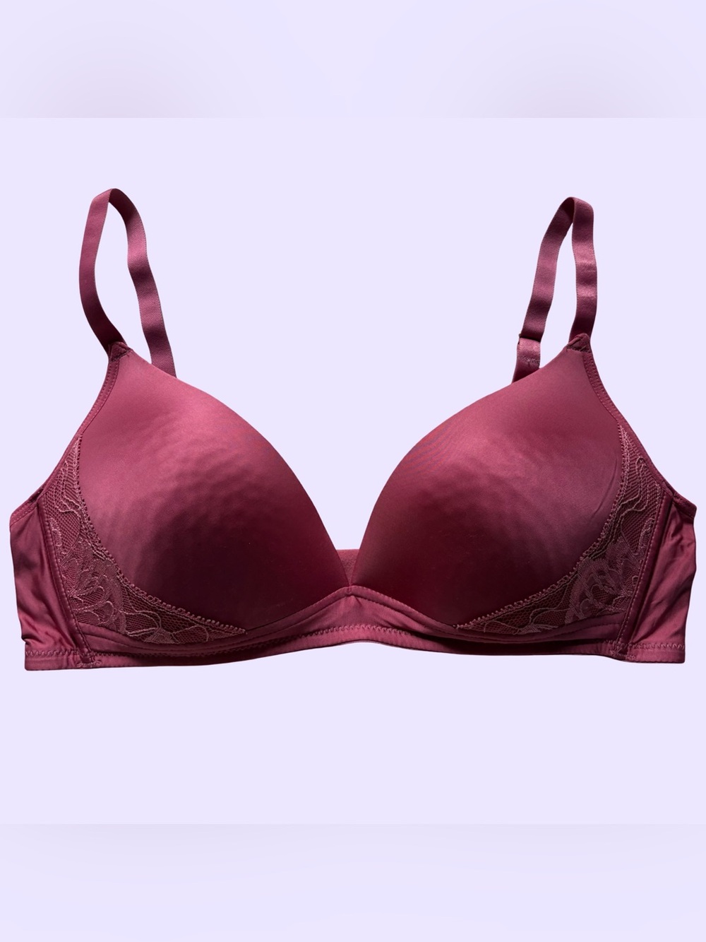 HANRO Eva Padded Soft Cup Bra Rose Wine
